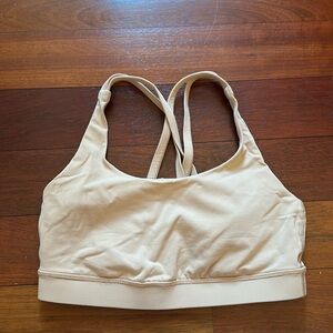 Lululemon Tan Sports Bra. Size 6.